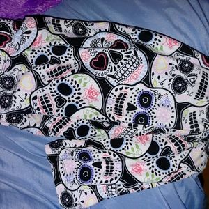 Sugar skull leggings